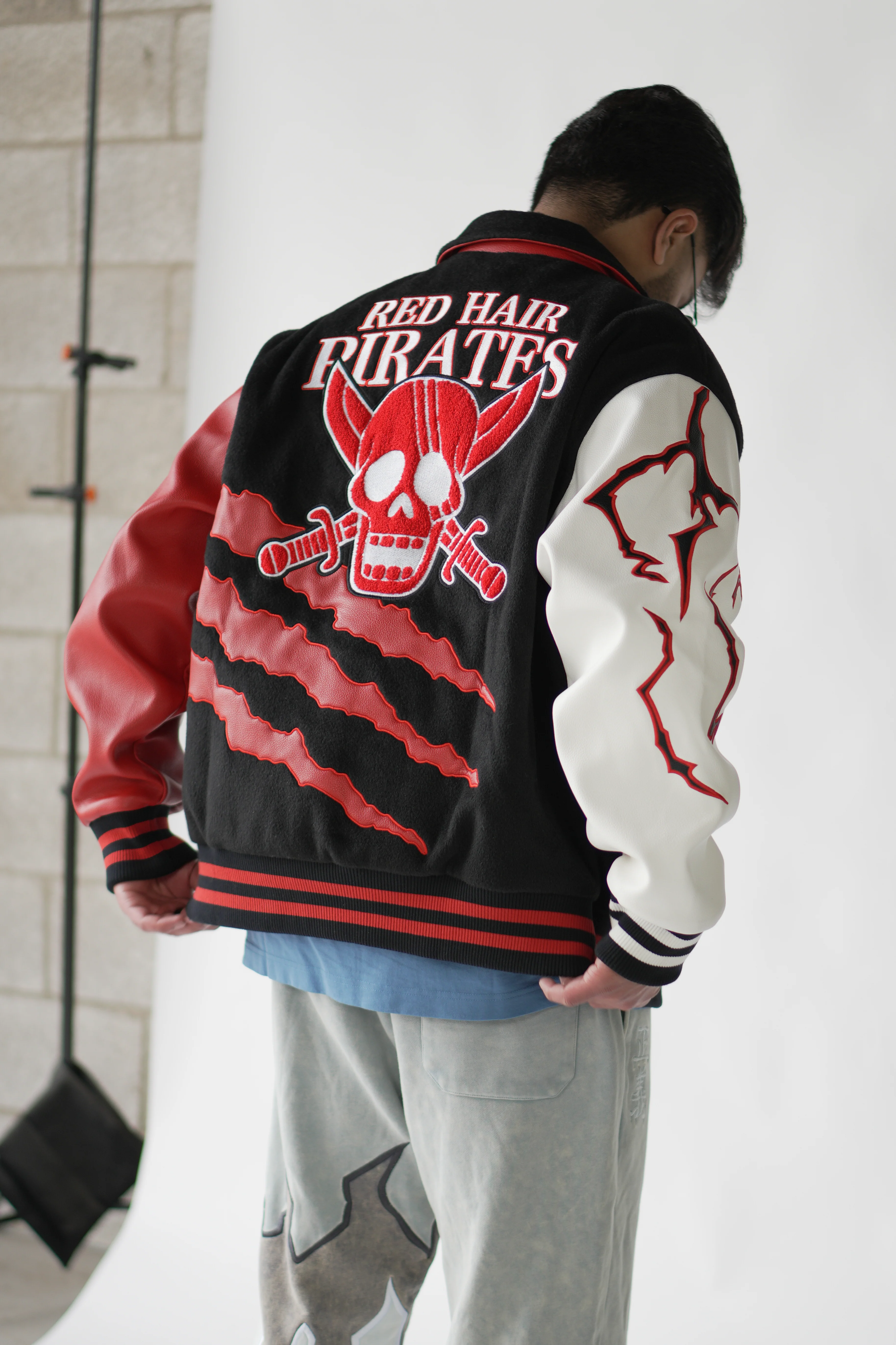 Red Hair Varsity Jacket - Image 12