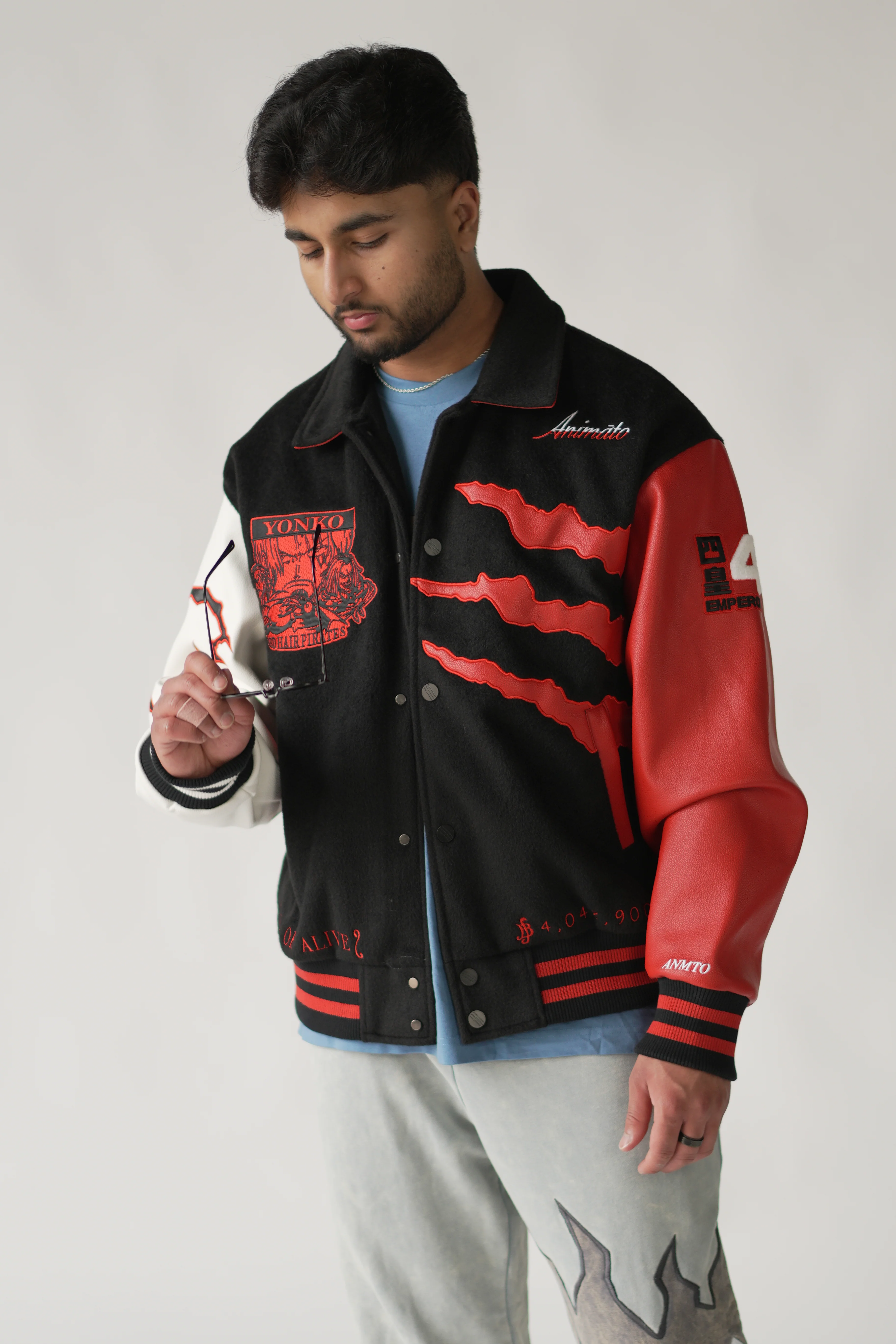 Red Hair Varsity Jacket - Image 13
