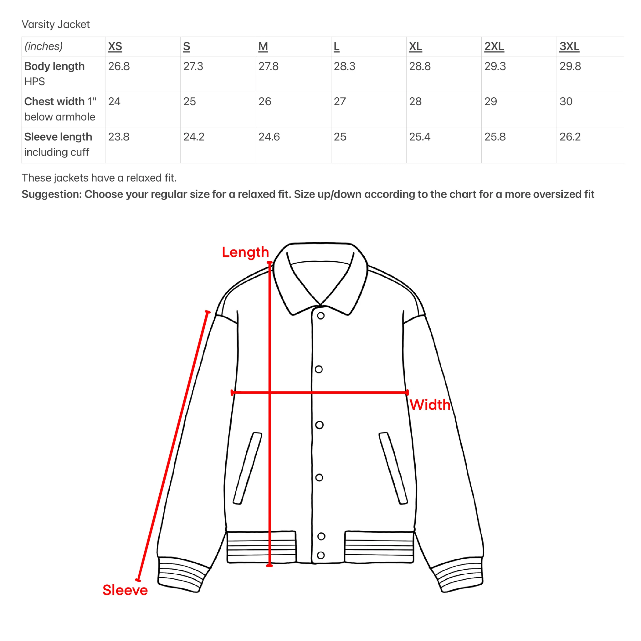 Red Hair Varsity Jacket - Image 14