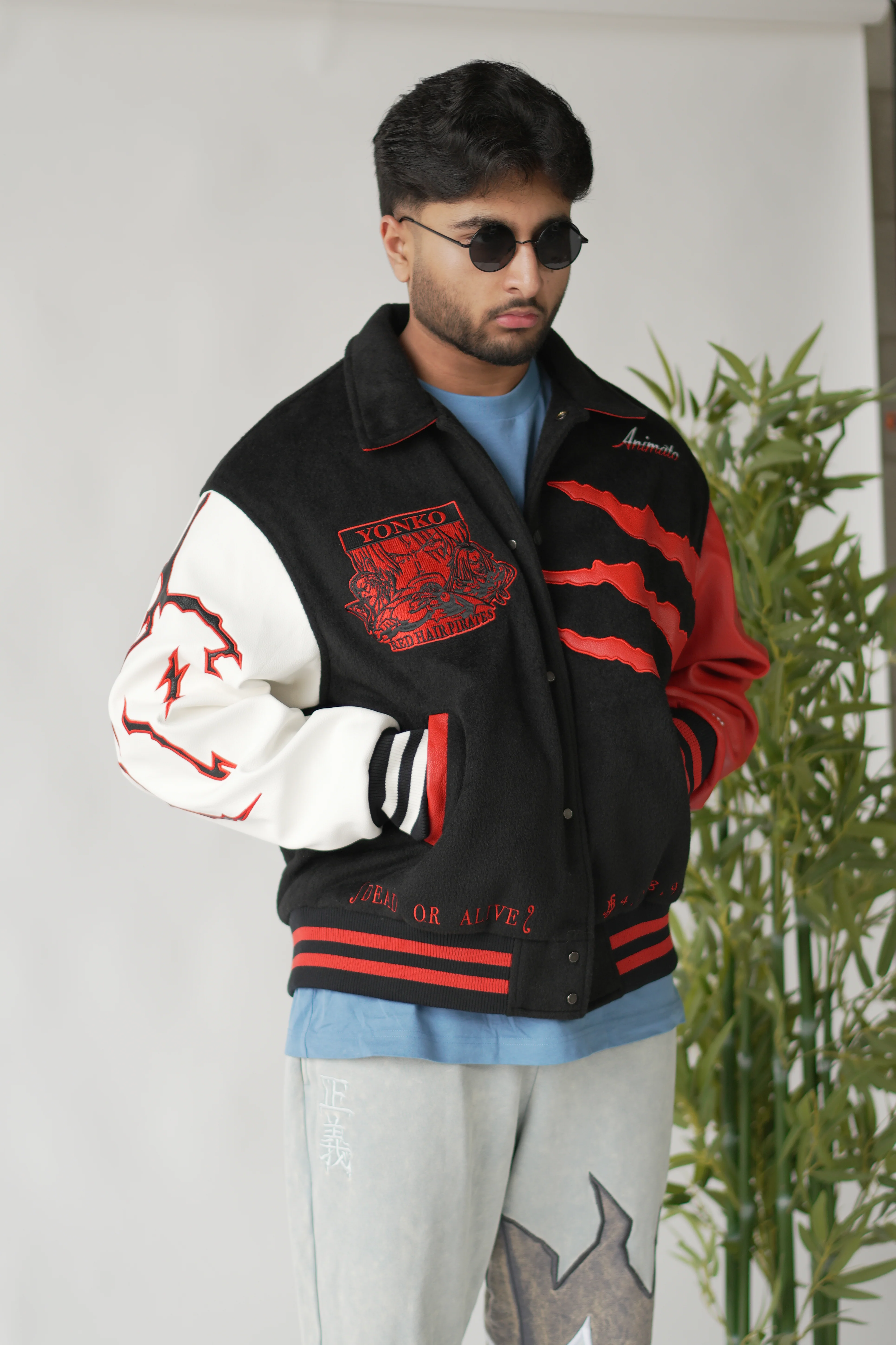 Red Hair Varsity Jacket - Image 3